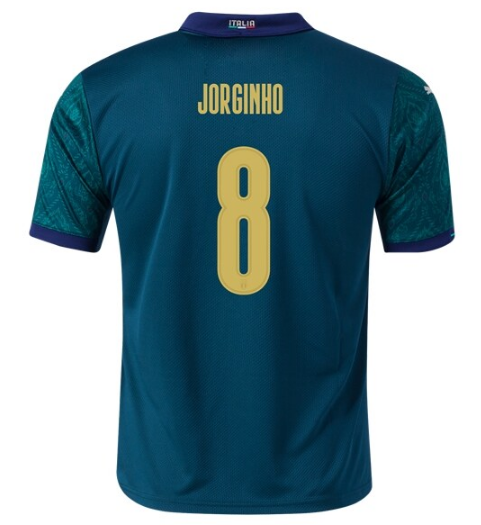 2020 EURO Italy Football Kit Third Soccer Jersey Jorginho 8